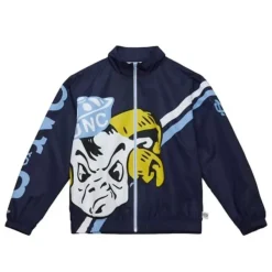 Mitchell & Ness Jackets & Outerwear-Exploded Logo Warm Up Jacket University Of North Carolina