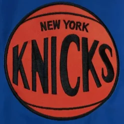 Mitchell & Ness Jackets & Outerwear-Exploded Logo Warm Up Jacket New York Knicks