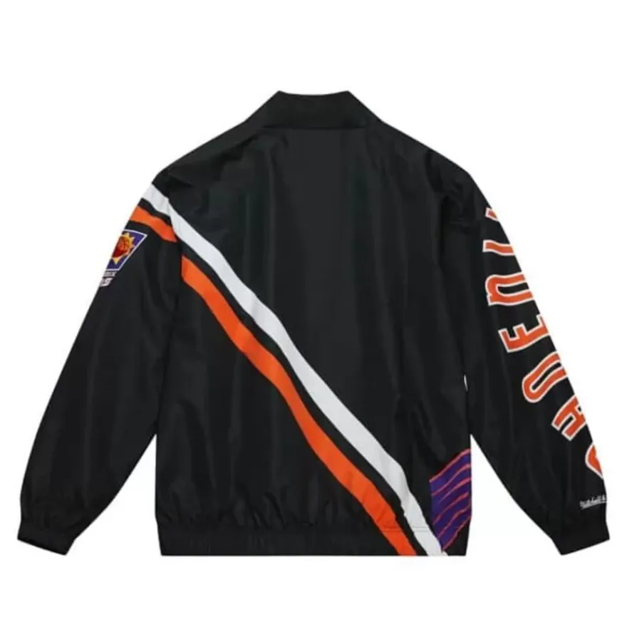 Mitchell & Ness Jackets & Outerwear-Exploded Logo Warm Up Jacket Phoenix Suns