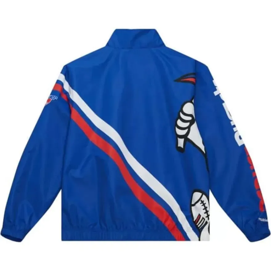 Mitchell & Ness Jackets & Outerwear-Exploded Logo Warm Up Jacket Denver Nuggets