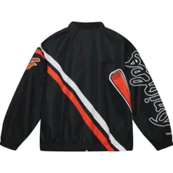 Mitchell & Ness Jackets & Outerwear-Exploded Logo Warm Up Jacket Baltimore Orioles