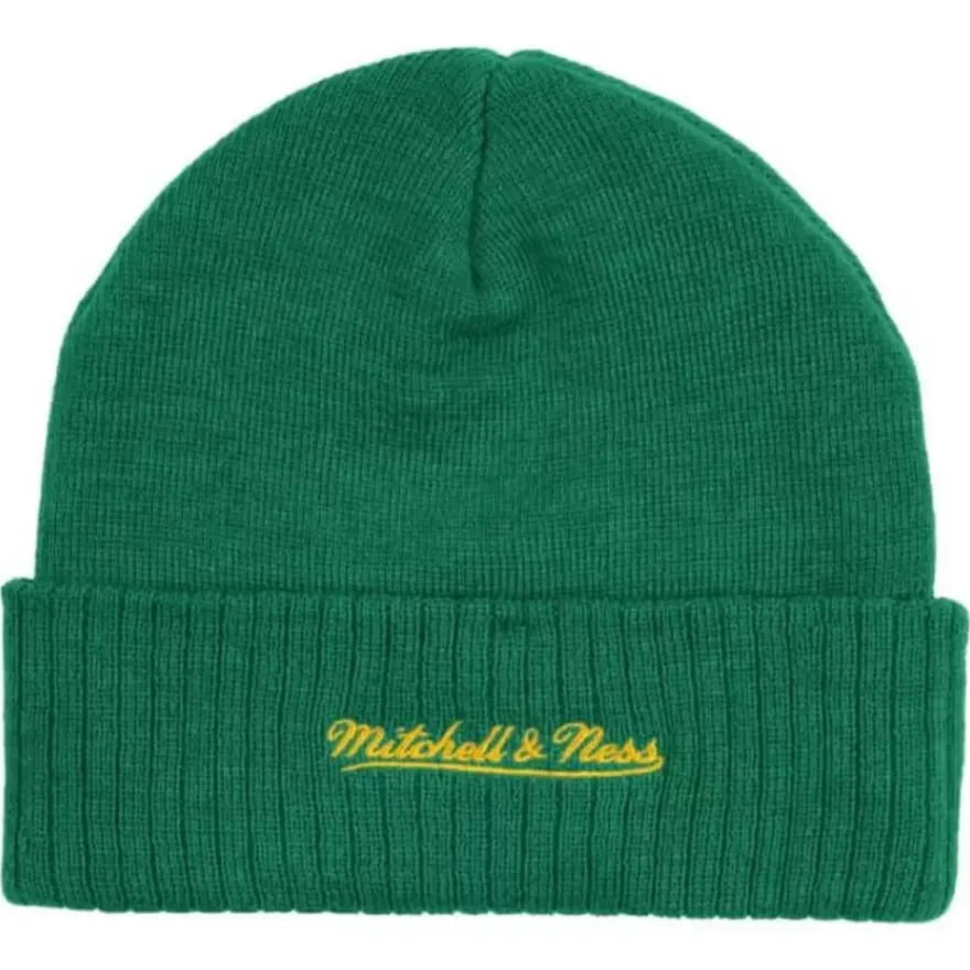 Mitchell & Ness Knit-Fandom Knit Beanie Seattle Supersonics