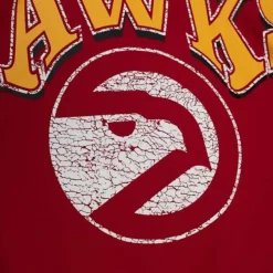 Mitchell & Ness Hoodies & Sweatshirts-Fashion Fleece Crew Atlanta Hawks