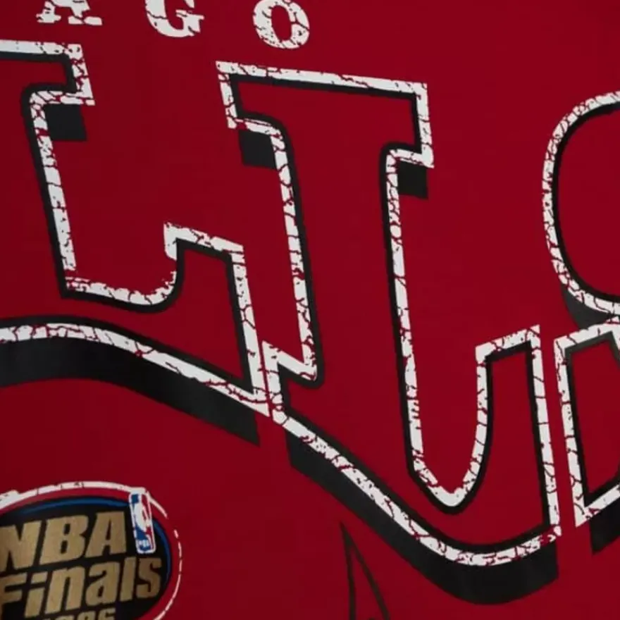 Mitchell & Ness Hoodies & Sweatshirts-Fashion Fleece Crew Chicago Bulls