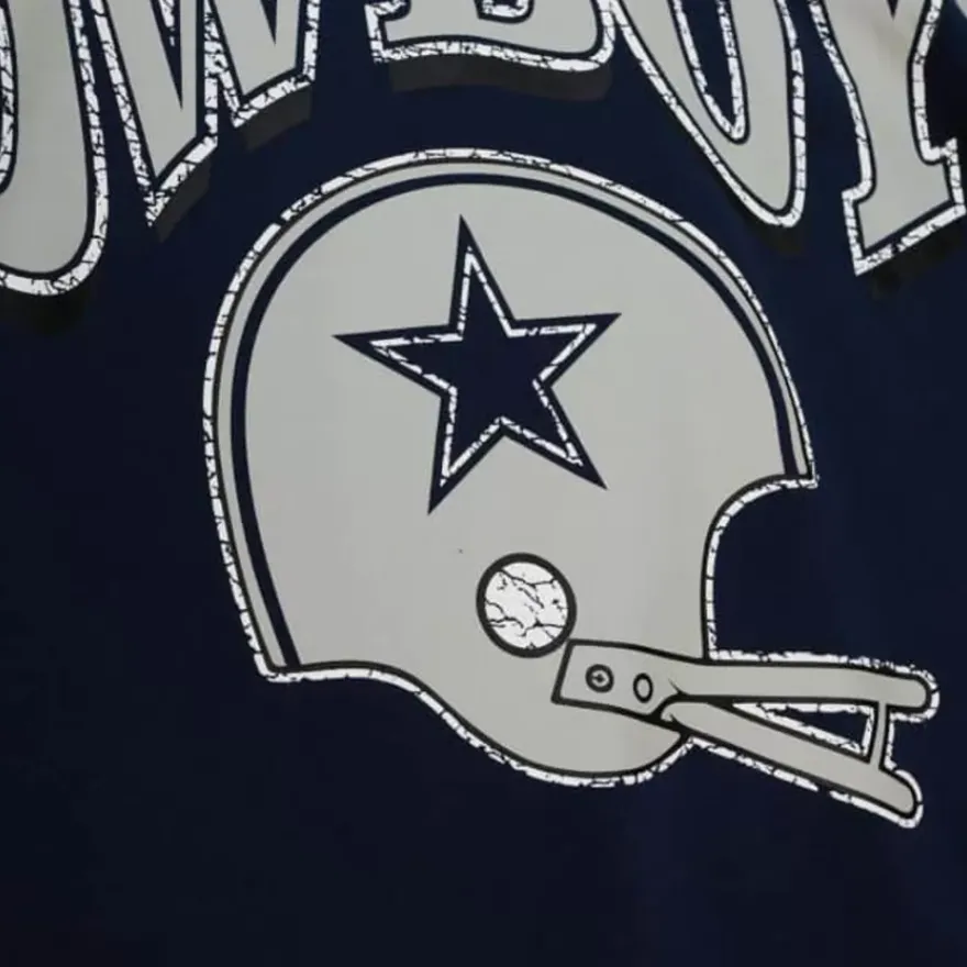 Mitchell & Ness Hoodies & Sweatshirts-Fashion Fleece Crew Dallas Cowboys