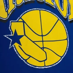 Mitchell & Ness Hoodies & Sweatshirts-Fashion Fleece Crew Golden State Warriors