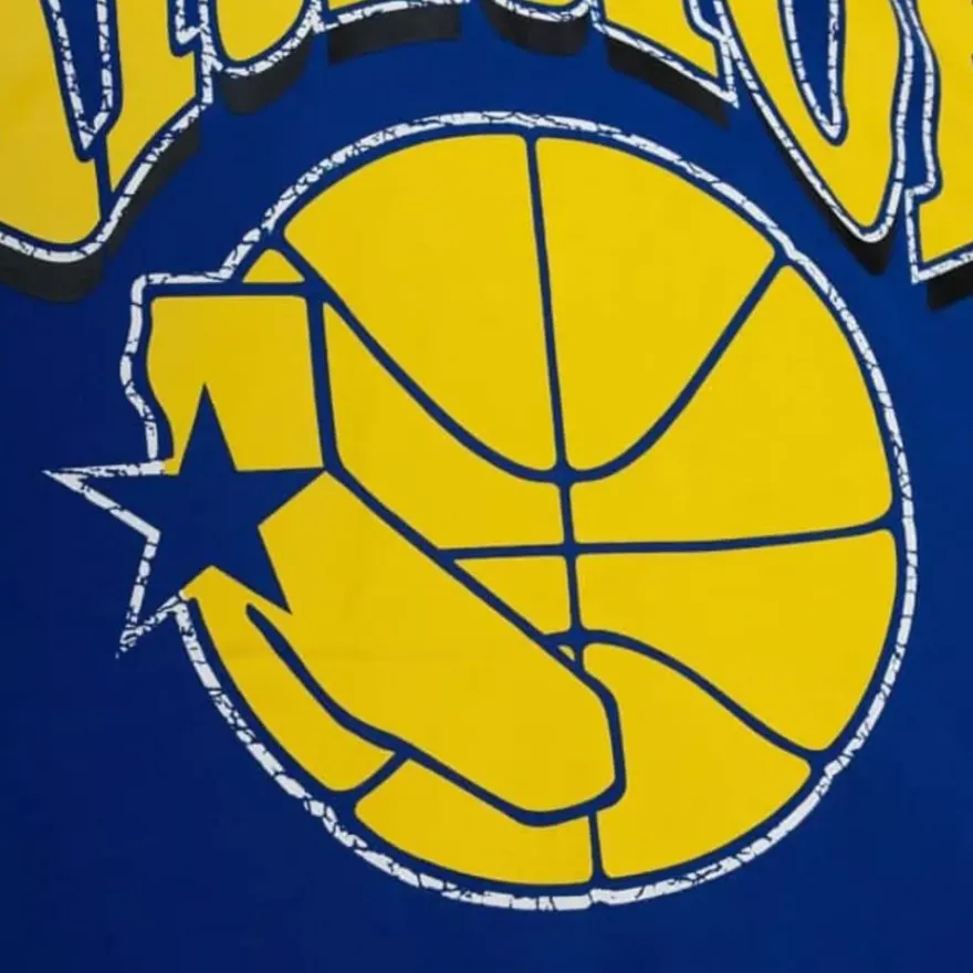 Mitchell & Ness Hoodies & Sweatshirts-Fashion Fleece Crew Golden State Warriors