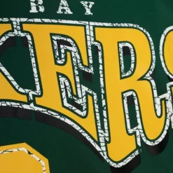 Mitchell & Ness Hoodies & Sweatshirts-Fashion Fleece Crew Green Bay Packers