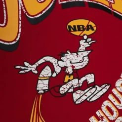 Mitchell & Ness Hoodies & Sweatshirts-Fashion Fleece Crew Houston Rockets