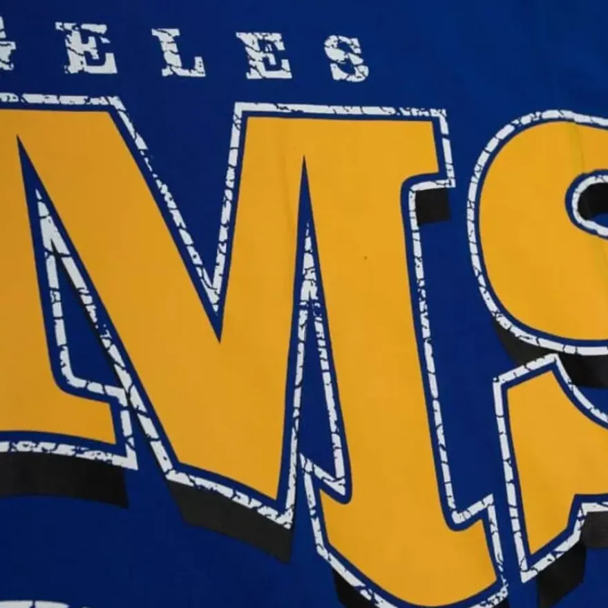 Mitchell & Ness Hoodies & Sweatshirts-Fashion Fleece Crew Los Angeles Rams