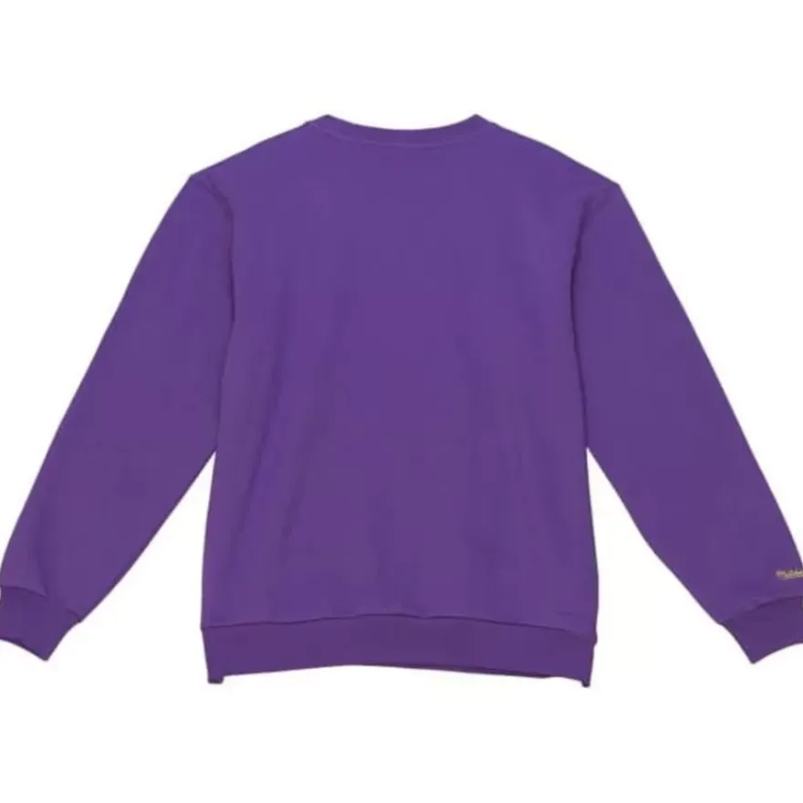 Mitchell & Ness Hoodies & Sweatshirts-Fashion Fleece Crew Louisiana State University