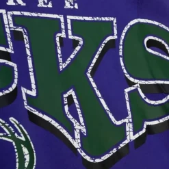 Mitchell & Ness Hoodies & Sweatshirts-Fashion Fleece Crew Milwaukee Bucks