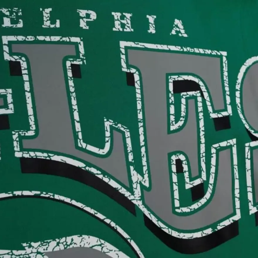 Mitchell & Ness Hoodies & Sweatshirts-Fashion Fleece Crew Philadelphia Eagles