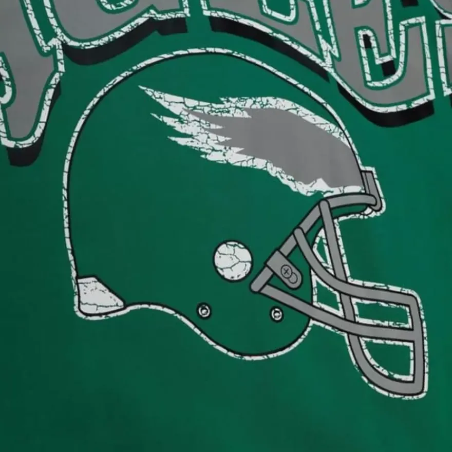 Mitchell & Ness Hoodies & Sweatshirts-Fashion Fleece Crew Philadelphia Eagles