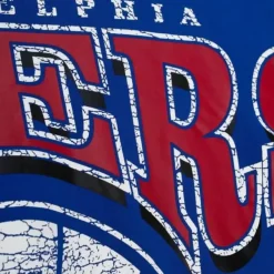 Mitchell & Ness Hoodies & Sweatshirts-Fashion Fleece Crew Philadelphia 76Ers