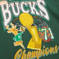 Mitchell & Ness T-Shirts & Tops-Finals Tee Milwaukee Bucks
