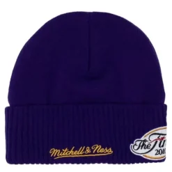 Mitchell & Ness Knit-First Letterman Knit Hwc Los Angeles Lakers