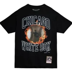 Mitchell & Ness T-Shirts & Tops-Flame Tee Chicago White Sox