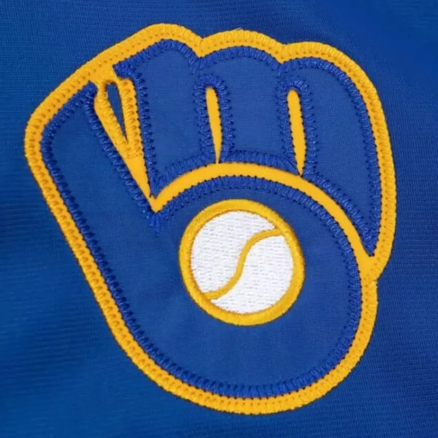 Mitchell & Ness Jackets & Outerwear-Flashback Track Jacket Milwaukee Brewers