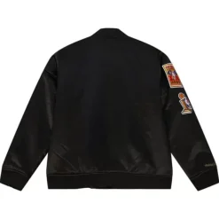 Mitchell & Ness Jackets & Outerwear-Flight Satin Bomber Jacket Los Angeles Lakers