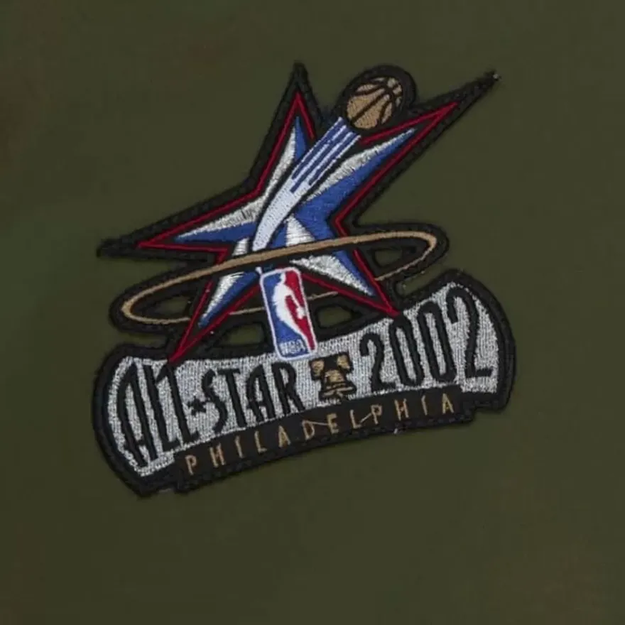 Mitchell & Ness Jackets & Outerwear-Flight Satin Bomber Jacket Philadelphia 76Ers