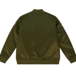 Mitchell & Ness Jackets & Outerwear-Flight Satin Bomber Jacket Dallas Mavericks