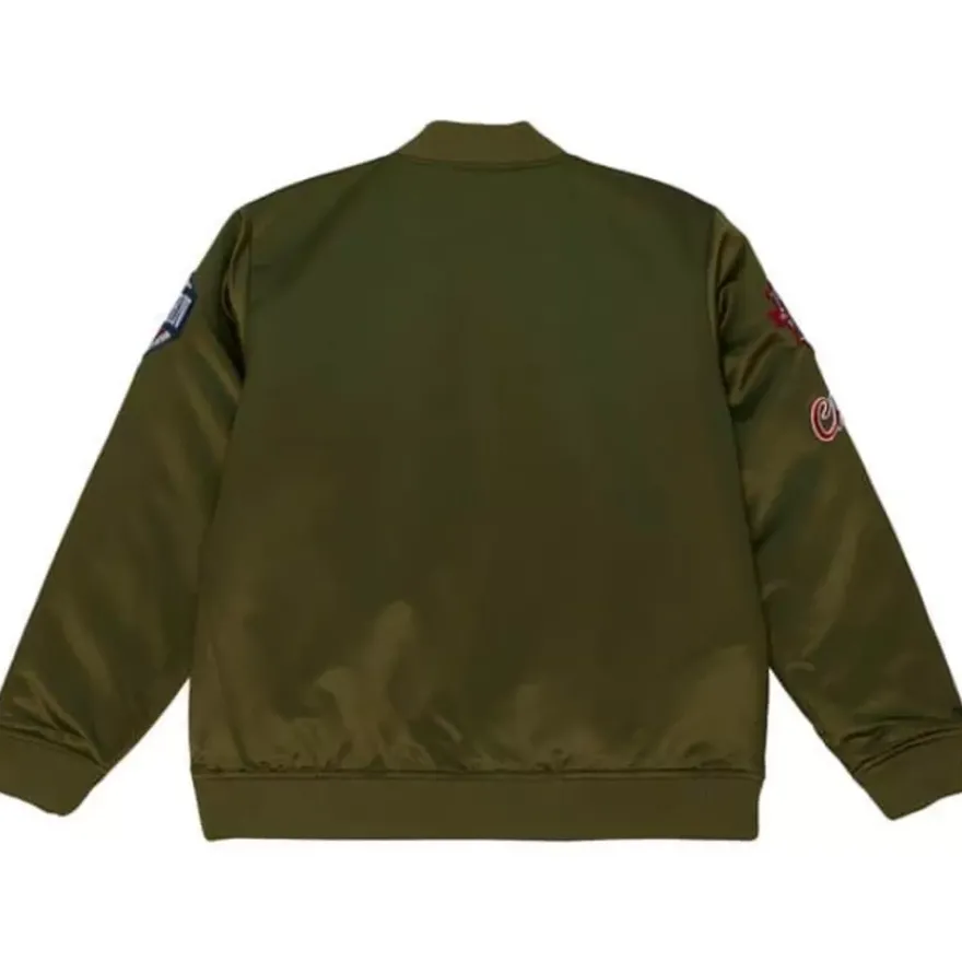 Mitchell & Ness Jackets & Outerwear-Flight Satin Bomber Jacket Chicago Bulls