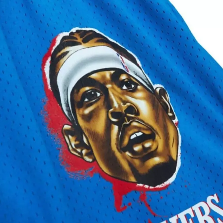 Mitchell & Ness Nba Swingman-For The Love Shorts Philadelphia 76Ers Allen Iverson