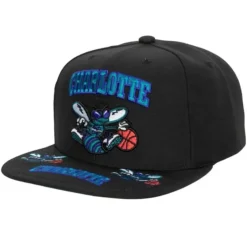 Mitchell & Ness Snapback-Front Loaded Snapback Hwc Charlotte Hornets