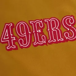 Mitchell & Ness Jackets & Outerwear-Fttb Heavywieght Satin Jacket San Francisco 49Ers