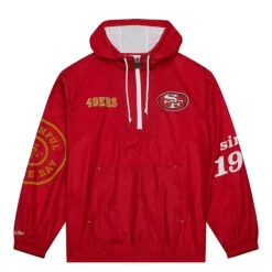 Mitchell & Ness Jackets & Outerwear-Fttb Team Og Anorak Windbreaker San Francisco 49Ers