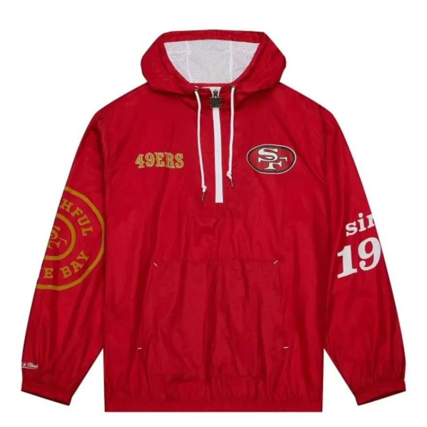 Mitchell & Ness Jackets & Outerwear-Fttb Team Og Anorak Windbreaker San Francisco 49Ers