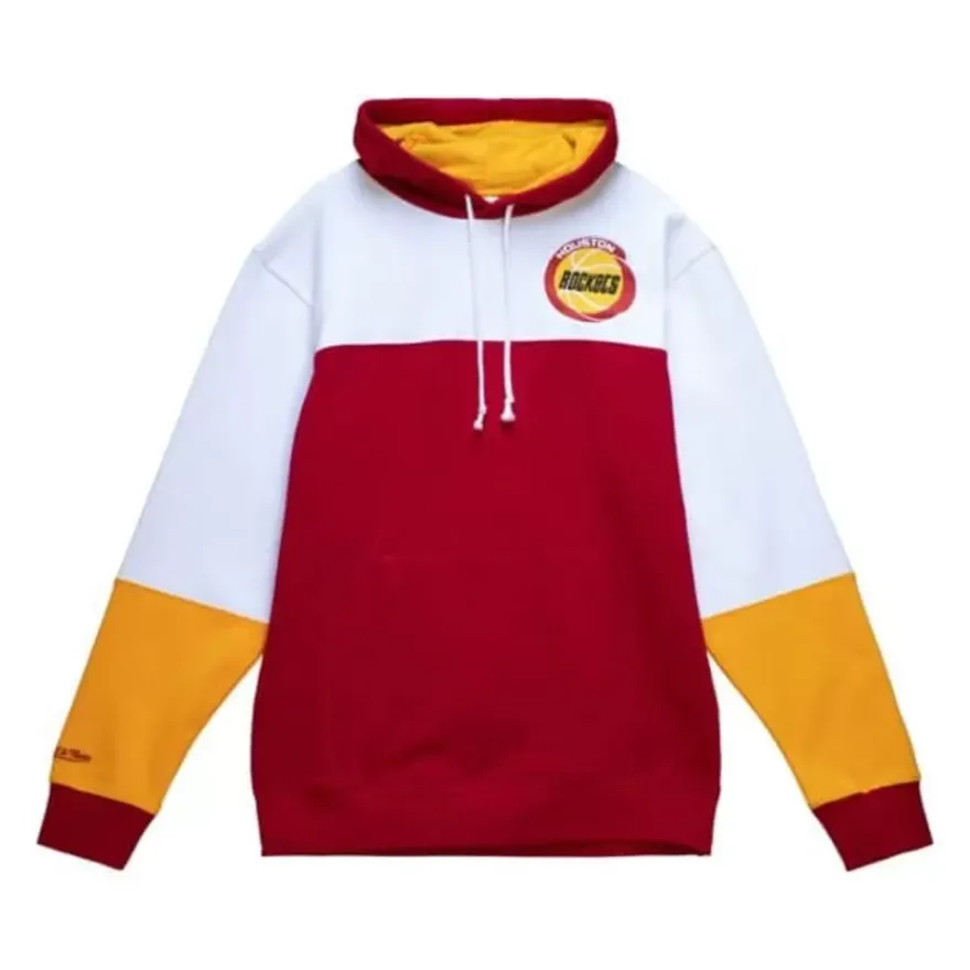 Mitchell & Ness Hoodies & Sweatshirts-Fusion Fleece 2.0 Houston Rockets