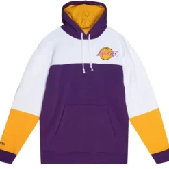 Mitchell & Ness Hoodies & Sweatshirts-Fusion Fleece 2.0 Los Angeles Lakers