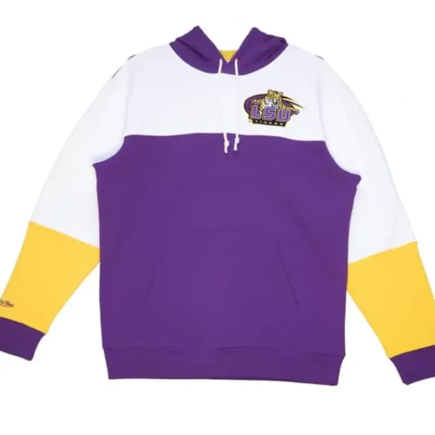 Mitchell & Ness Hoodies & Sweatshirts-Fusion Fleece 2.0 Louisiana State University