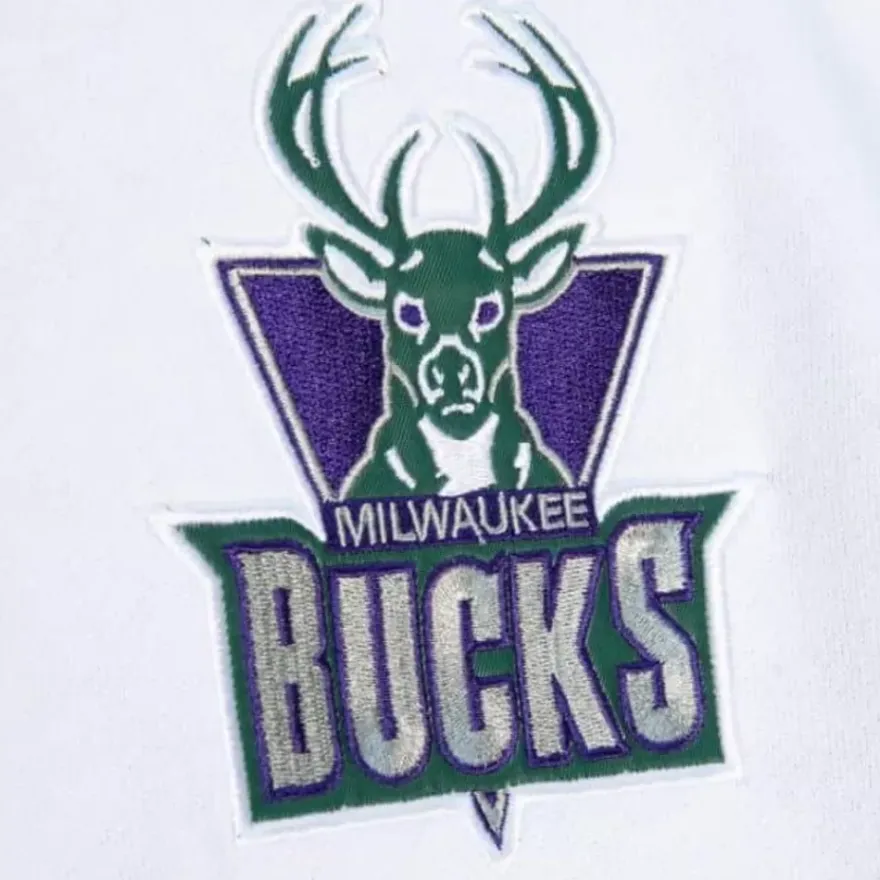 Mitchell & Ness Hoodies & Sweatshirts-Fusion Fleece 2.0 Milwaukee Bucks