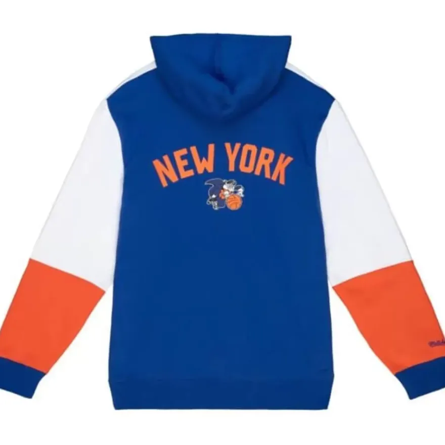 Mitchell & Ness Hoodies & Sweatshirts-Fusion Fleece 2.0 New York Knicks