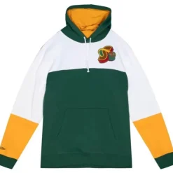 Mitchell & Ness Hoodies & Sweatshirts-Fusion Fleece 2.0 Seattle Supersonics