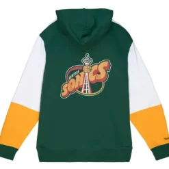 Mitchell & Ness Hoodies & Sweatshirts-Fusion Fleece 2.0 Seattle Supersonics