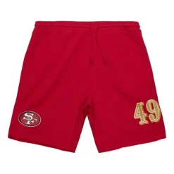 Mitchell & Ness Shorts-Game Day Ft Shorts San Francisco 49Ers