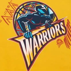 Mitchell & Ness Hoodies & Sweatshirts-Game Day Pattern Pullover Hoodie Golden State Warriors