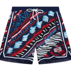 Mitchell & Ness Shorts-Game Day Pattern Short Houston Rockets