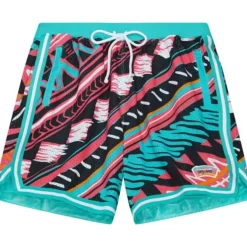 Mitchell & Ness Shorts-Game Day Pattern Short San Antonio Spurs