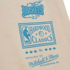 Mitchell & Ness T-Shirts & Tops-Game Day Pattern Tee Houston Rockets