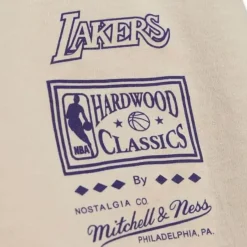 Mitchell & Ness T-Shirts & Tops-Game Day Pattern Tee Los Angeles Lakers