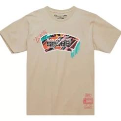 Mitchell & Ness T-Shirts & Tops-Game Day Pattern Tee San Antonio Spurs