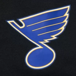 Mitchell & Ness Hoodies & Sweatshirts-Game Time Fleece Hoodie Current Logo St. Louis Blues