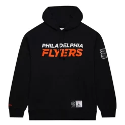 Mitchell & Ness Hoodies & Sweatshirts-Game Time Fleece Hoodie Current Logo Philadelphia Flyers