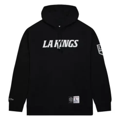 Mitchell & Ness Hoodies & Sweatshirts-Game Time Fleece Hoodie Current Logo Los Angeles Kings