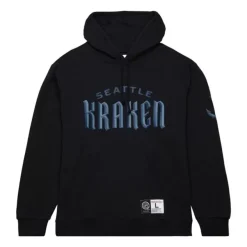 Mitchell & Ness Hoodies & Sweatshirts-Game Time Fleece Hoodie Current Logo Seattle Kraken